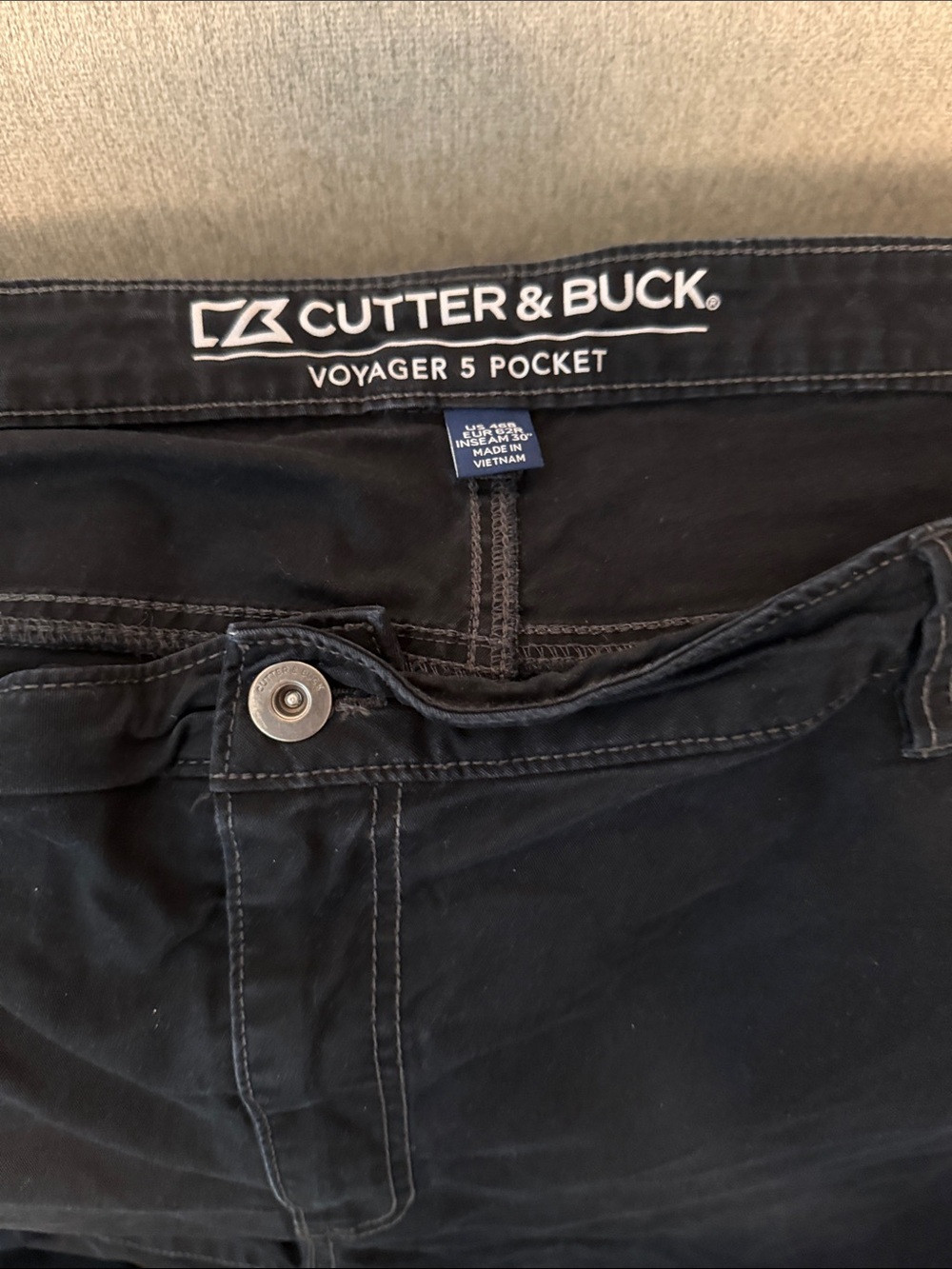 Cutter & Buck Voyager 5-Pocket Men’s Jeans - Black